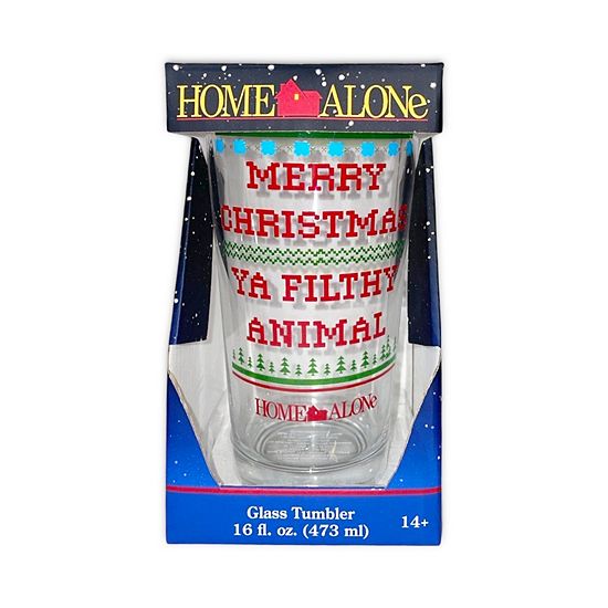 Home Alone® 16 Oz Pint Glass With Holiday Design