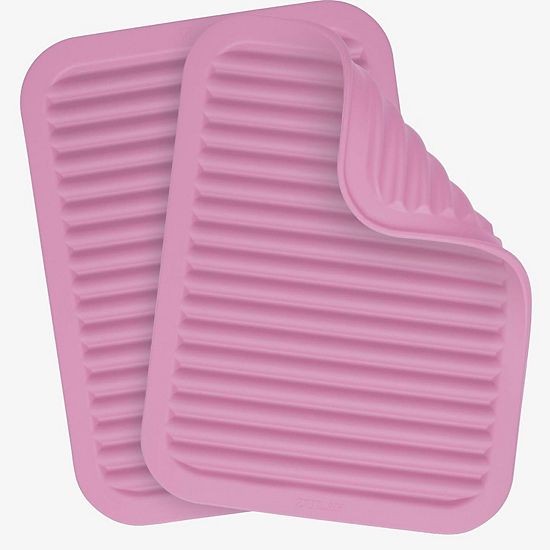 Zulay Kitchen Silicone Trivets For Hot Pots And Pans (2 Pack)