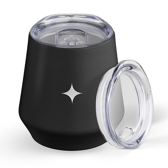 JoyJolt Vacuum Insulated Stemless Wine Tumbler With Lid