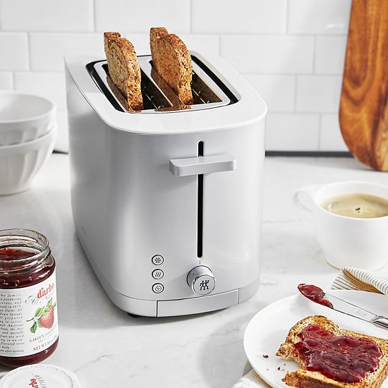 Zwilling Enfinigy Cool Touch, 2-slice Toaster, Extra Wide 1.5" Slots For Bagels And Toast