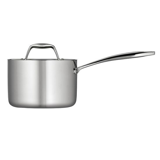  Tramontina Gourmet Tri-Ply Clad Stainless Steel 2-qt. Saucepan