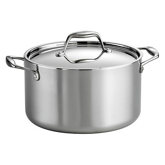  Tramontina Gourmet Tri-Ply Clad Stainless Steel 6-qt. Saucepot