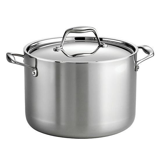  Tramontina Gourmet Tri-Ply Clad Stainless Steel 8-qt. Stockpot