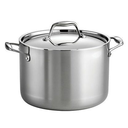  Tramontina Gourmet Tri-Ply Clad Stainless Steel 8-qt. Stockpot