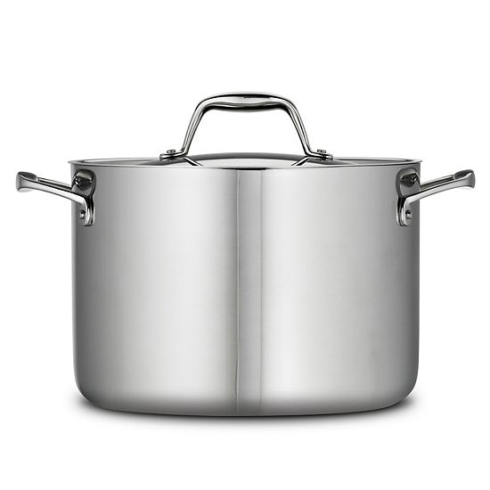  Tramontina Gourmet Tri-Ply Clad Stainless Steel 8-qt. Stockpot