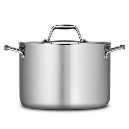  Tramontina Gourmet Tri-Ply Clad Stainless Steel 8-qt. Stockpot