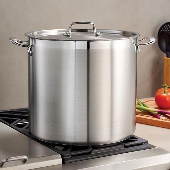  Tramontina Gourmet Tri-Ply Base Stainless Steel 24-qt. Stockpot