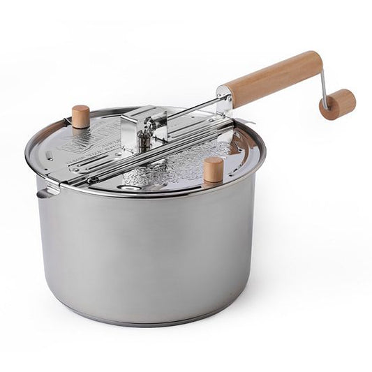  Wabash Valley Farms Whirley-Pop Stainless Steel Stovetop Popcorn Popper Set
