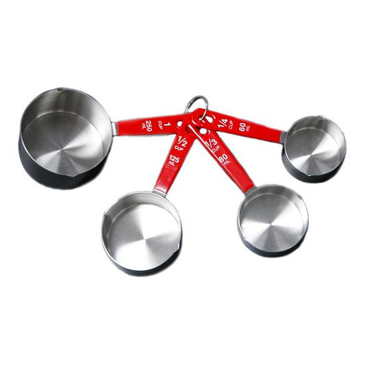  BergHOFF 4-pc. Red Handle Measuring Cup Set