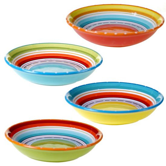  Certified International Mariachi 4-pc. Pasta Bowl Set