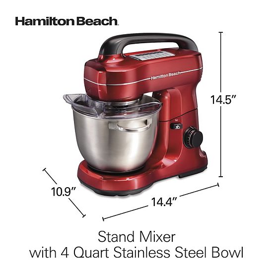  Hamilton Beach 7-Speed Stand Mixer & Attachments