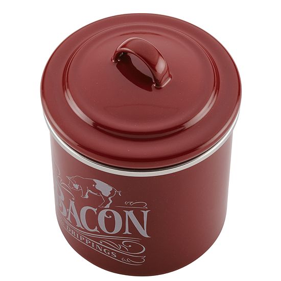  Ayesha Curry Enamel-on-Steel Bacon Grease Can