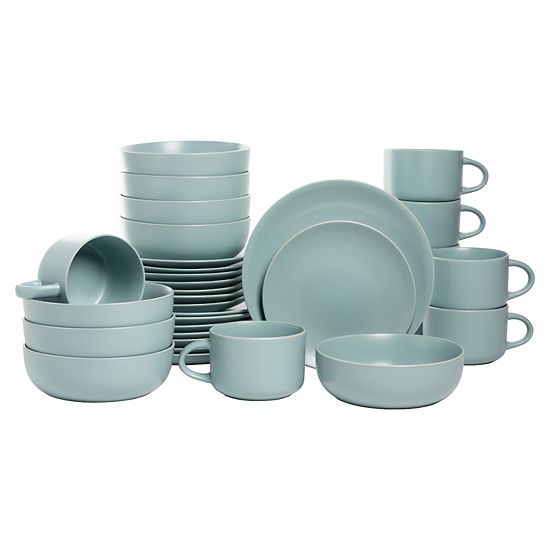  10 Strawberry Street 32-pc. Matte Coupe Dinnerware Set