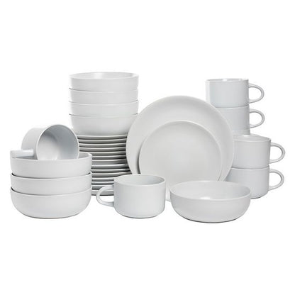 10 Strawberry Street 32-pc. Matte Coupe Dinnerware Set