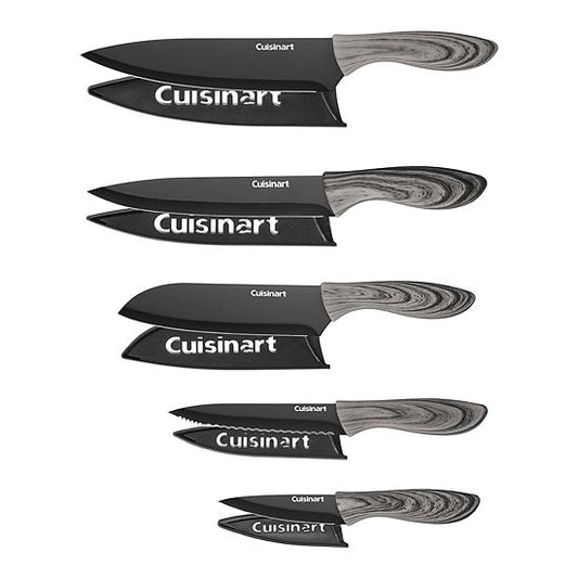  Cuisinart® Advantage 10-pc. Ceramic-Coated Faux Wood Knife Set