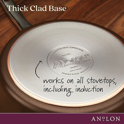  Anolon Nouvelle 11-pc. Copper Luxe Hard-Anodized Nonstick Cookware Set