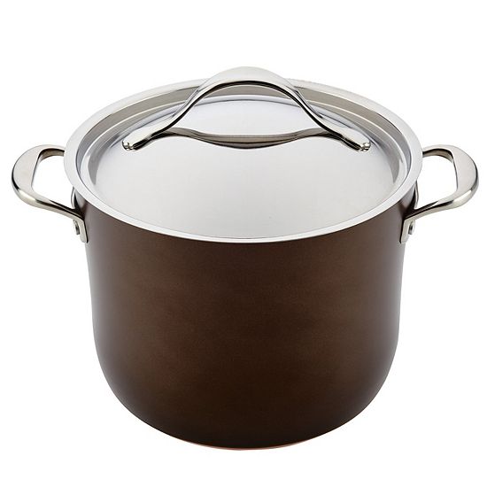  Anolon Nouvelle 11-pc. Copper Luxe Hard-Anodized Nonstick Cookware Set