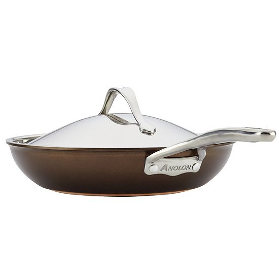  Anolon Nouvelle 11-pc. Copper Luxe Hard-Anodized Nonstick Cookware Set