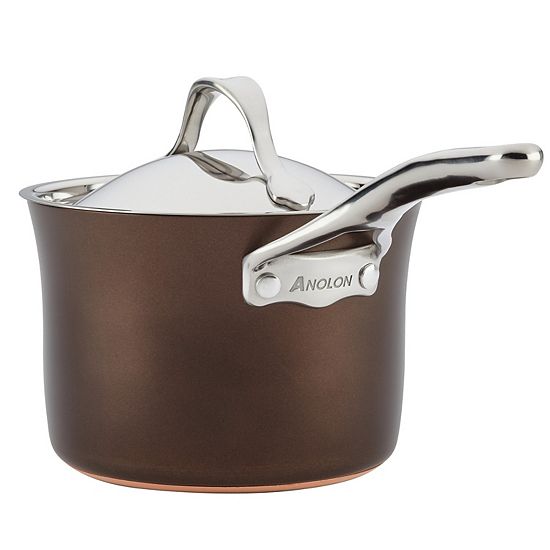  Anolon Nouvelle 11-pc. Copper Luxe Hard-Anodized Nonstick Cookware Set