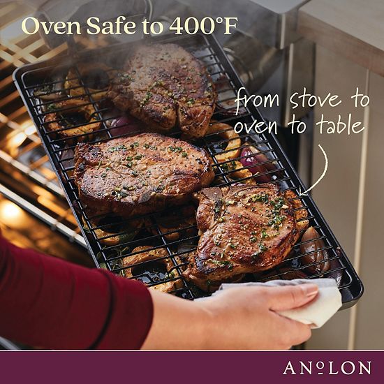  Anolon Advanced Home 10" X 18" Double Burner Griddle