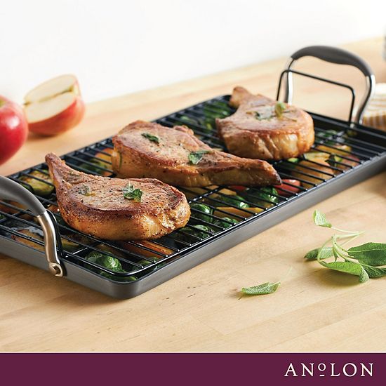  Anolon Advanced Home 10" X 18" Double Burner Griddle