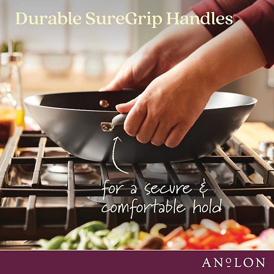  Anolon Advanced Home 14-in. Wok With Side Handles