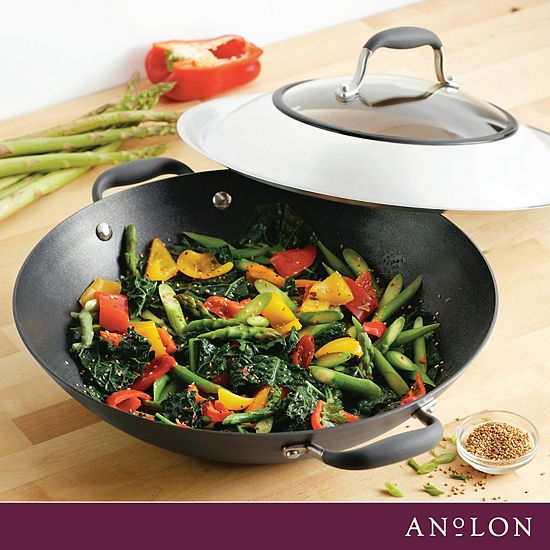  Anolon Advanced Home 14-in. Wok With Side Handles