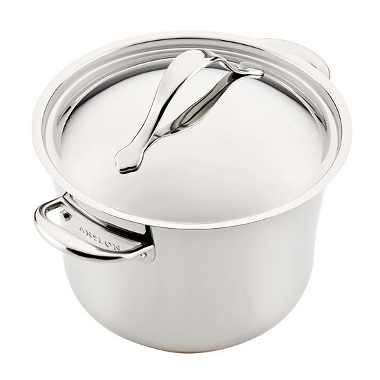  Anolon Nouvelle Copper Stainless Steel 10-pc. Cookware Set