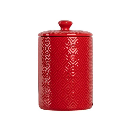  10 Strawberry Street Diamond Embossed 3-pc. Ceramic Canister Set