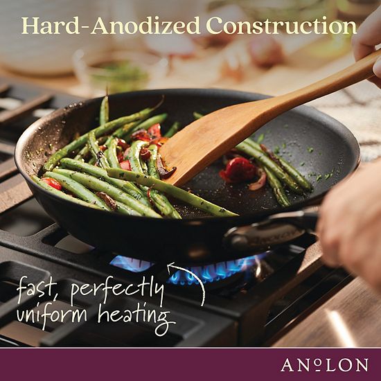 Anolon SmartStack Hard-Anodized Nesting 2-pc. 8.5-in. & 10-in. Skillet Set
