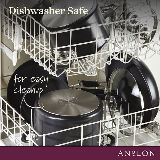  Anolon SmartStack Hard-Anodized Nesting 2-pc. 8.5-in. & 10-in. Skillet Set