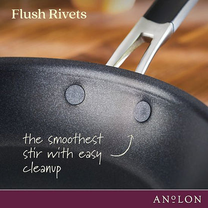  Anolon SmartStack Hard-Anodized Nesting 2-pc. 8.5-in. & 10-in. Skillet Set