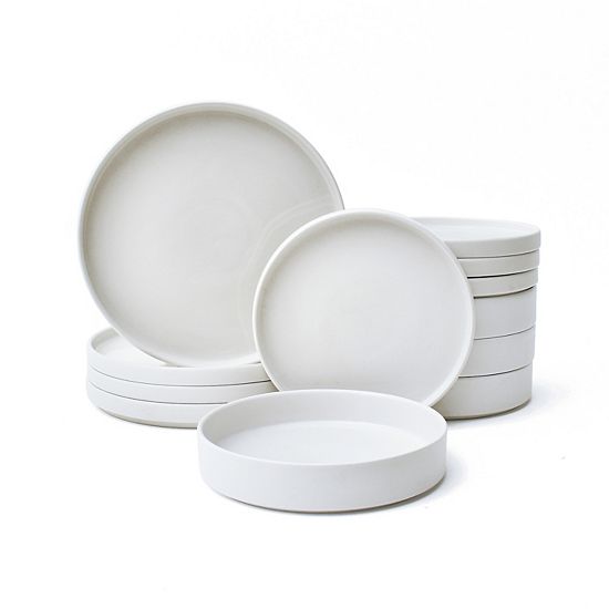  222 Fifth Kaden White 12-pc. Dinnerware Set