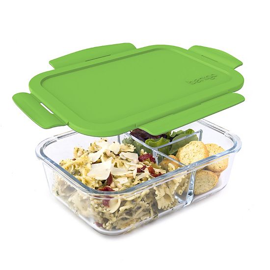 Bentgo 10-pc. 3-Compartment Glass Lunch Container Set
