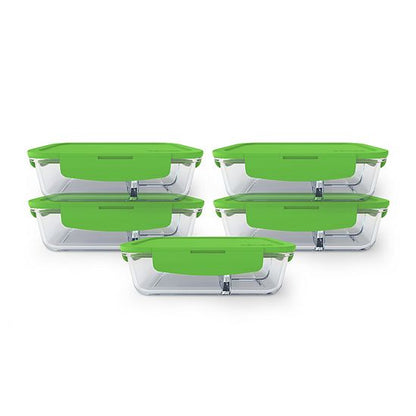  Bentgo 10-pc. 3-Compartment Glass Lunch Container Set