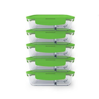  Bentgo 10-pc. 3-Compartment Glass Lunch Container Set