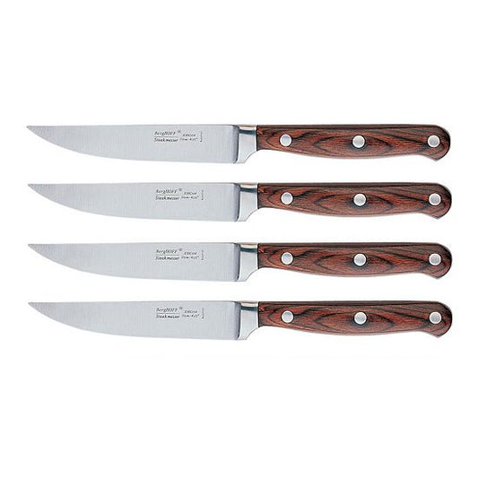  BergHOFF Pakka 4-pc. Stainless Steel Steak Knife Set