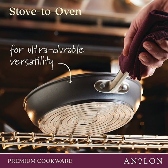  Anolon Accolade Hard-Anodized Precision Forge 2-pc. Skillet Set