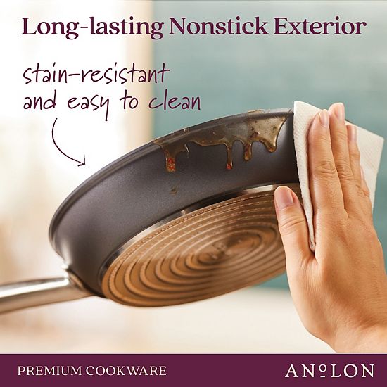  Anolon Accolade Hard-Anodized Precision Forge 2-pc. Skillet Set
