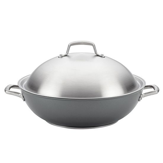 Anolon Accolade Hard-Anodized Precision Forge Wok