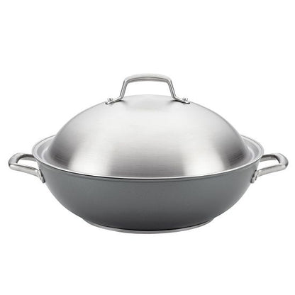  Anolon Accolade Hard-Anodized Precision Forge Wok