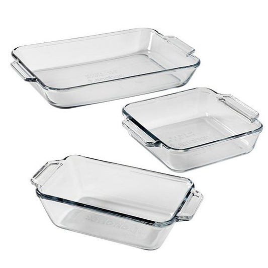  Anchor Hocking 3-pc. Lasagna Dish Set