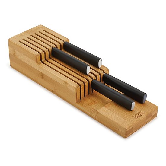  Joseph Joseph DrawerStore Bamboo 2-Tier Knife Organizer