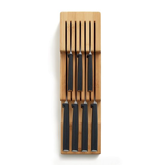  Joseph Joseph DrawerStore Bamboo 2-Tier Knife Organizer