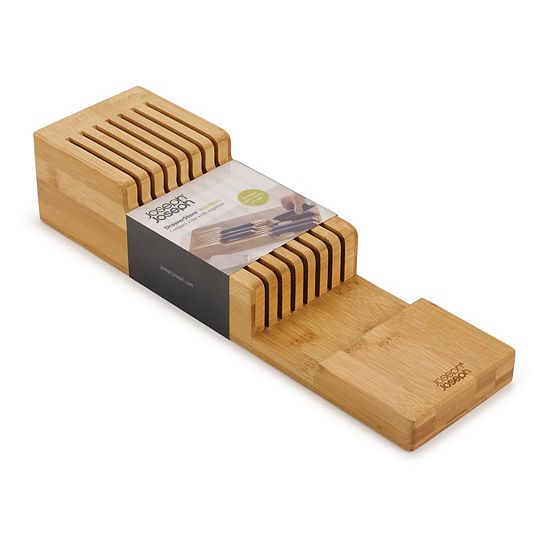 Joseph Joseph DrawerStore Bamboo 2-Tier Knife Organizer