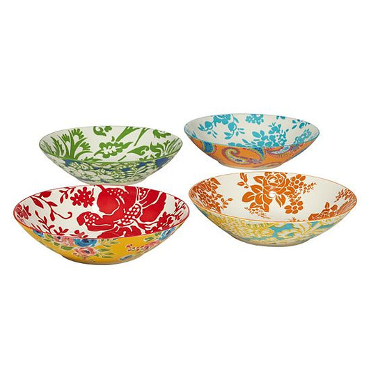  Certified International Damask Floral 4-pc. Soup Bowl Set