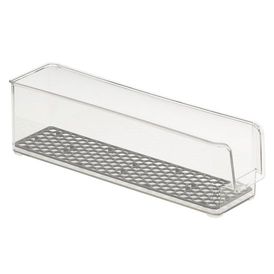 Spectrum Tovolo HEXA In-Fridge Large Clear Organizer Bin For Refrigerator Storage