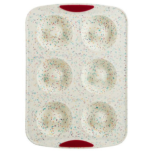  Trudeau Confetti 6-Cup Jumbo Donut Pan