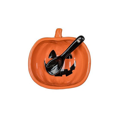 10 Strawberry Street Pumpkin & Web 2-pc. Dip Serving Set With Bowl & Spreader Set