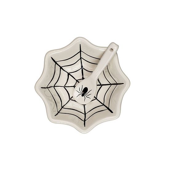  10 Strawberry Street Pumpkin & Web 2-pc. Dip Serving Set With Bowl & Spreader Set